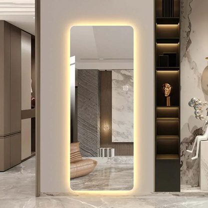 Illuminated Rectangular Mirror with LED - 50x160cm
