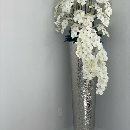 Phalaenopsis Orchids in Extra Tall Hammered Pot