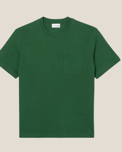 Cotton T-shirt with Breast Pocket