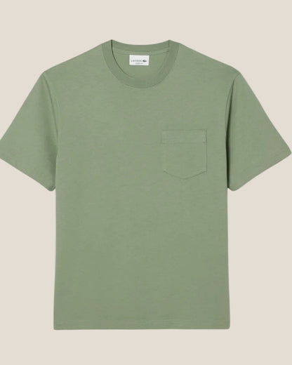 Cotton T-shirt with Breast Pocket