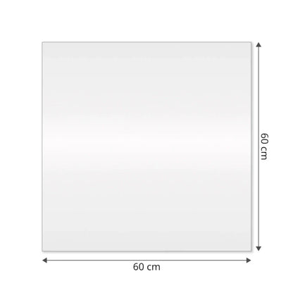 Slim Square Mirror with LED 60x60cm